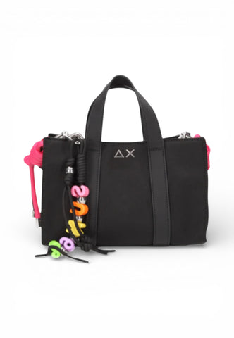 SUN68 Borsa A Mano Donna Nero Rosa Y36201-PE26-11