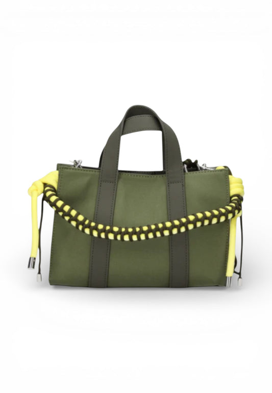 SUN68 Borsa A Mano Donna Verde Giallo Y36201-PE26-74
