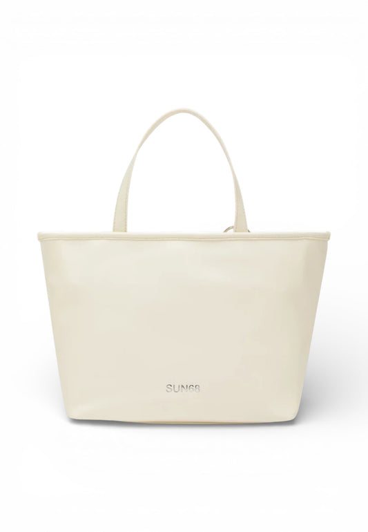 SUN68 Borsa Shopper Donna Bianco Y36217-PE26-31