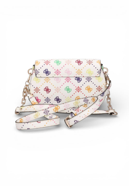 GUESS Borsa Tracolla Donna Bianco Multicolore HWGM9928200-PE26-MUO