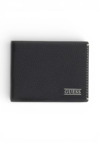 GUESS Portafogli Uomo Nero SMBOGSLEA20-PE26-BLA