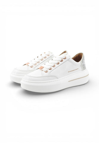ALEXANDER SMITH Sneakers Donna Bianco Strass ASBDLSW-1869-WSV-PE26