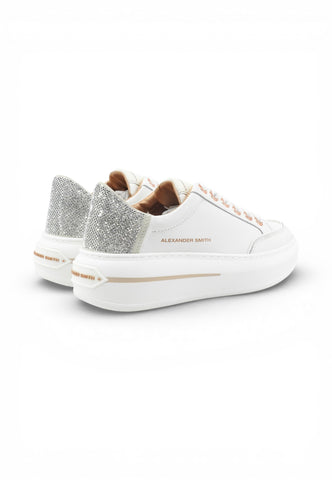 ALEXANDER SMITH Sneakers Donna Bianco Strass ASBDLSW-1869-WSV-PE26