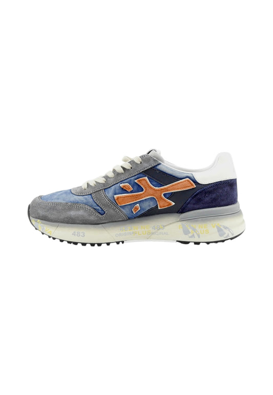 PREMIATA Sneakers Uomo Blu Grigio VAR7215N-PE26