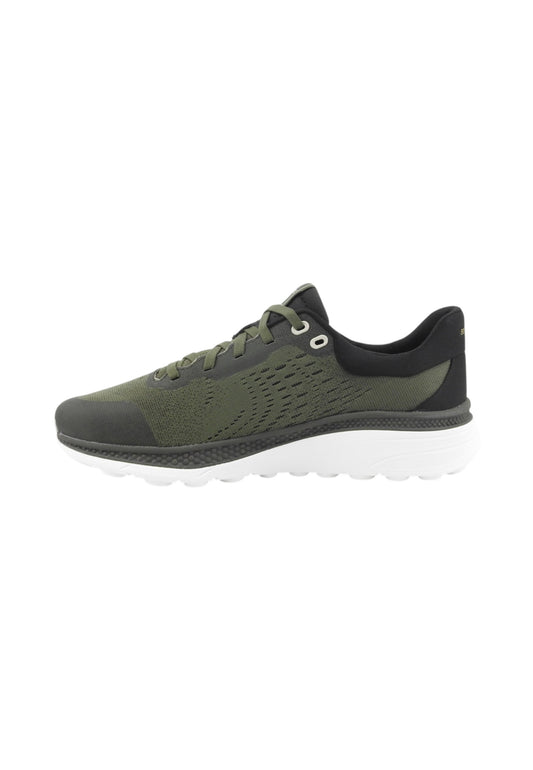 GEOX Sneakers Uomo Verde Nero U65HUB0006K-PE26-CB31E
