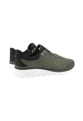 GEOX Sneakers Uomo Verde Nero U65HUB0006K-PE26-CB31E
