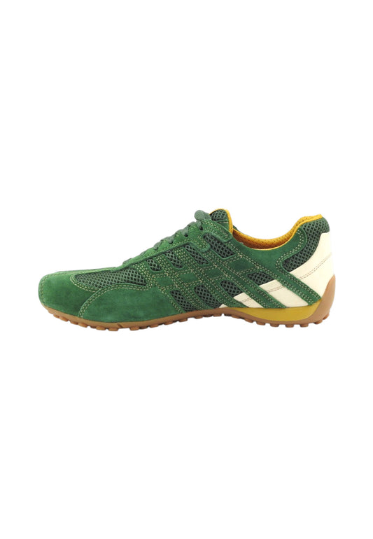 GEOX Sneakers Uomo Verde Bianco U55MNA2214-PE26-C3000