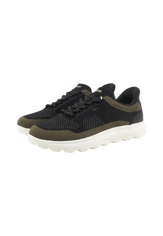GEOX Sneakers Uomo Nero Verde U65MPE06KEK-PE26-C0033