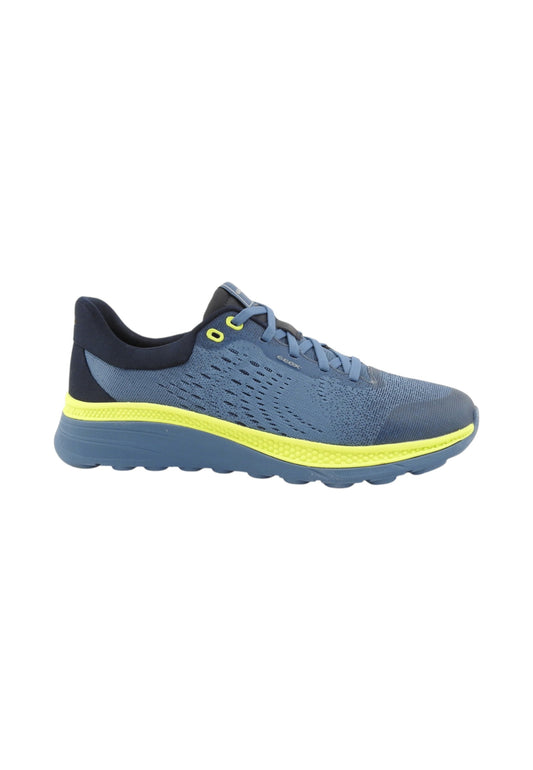 GEOX Sneakers Uomo Blu Giallo U65HUB0006K-PE26-C4277