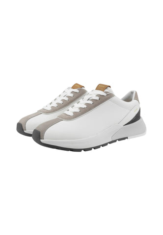 GEOX Sneakers Uomo Bianco Grigio U65N0A8532-PE26-C1Z5Y