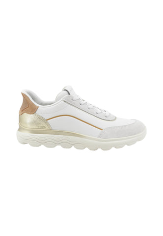 GEOX Sneakers Donna Bianco Oro Marrone D657MA09B22-PE26-C1352