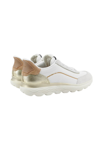 GEOX Sneakers Donna Bianco Oro Marrone D657MA09B22-PE26-C1352
