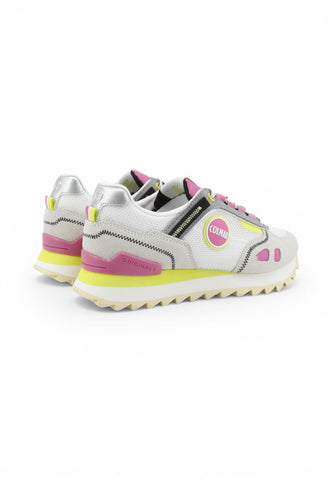 COLMAR Sneakers Donna Bianco Rosa Giallo TRAVSPC107-PE26