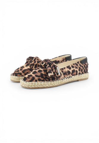 LIU JO Espadrlillas Donna Marrone Nero Animalier SA6095TX133S19C1-PE26