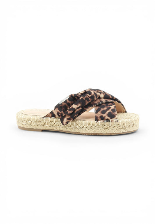 LIU JO Ciabatte Donna Marrone Nero Animalier SA6103TX133S19C1-PE26