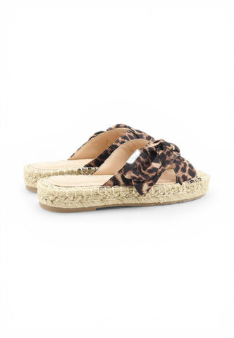 LIU JO Ciabatte Donna Marrone Nero Animalier SA6103TX133S19C1-PE26