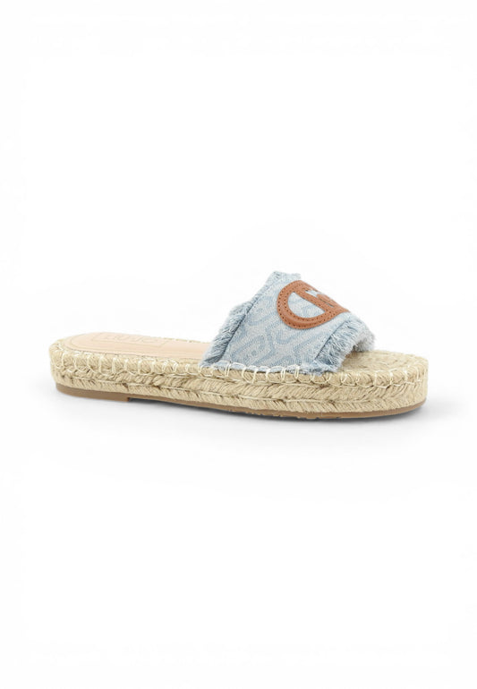 LIU JO Ciabatte Donna Azzurro Marrone SA6099TX523S1106-PE26