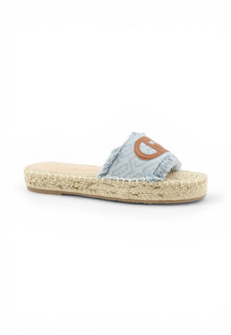 LIU JO Ciabatte Donna Azzurro Marrone SA6099TX523S1106-PE26