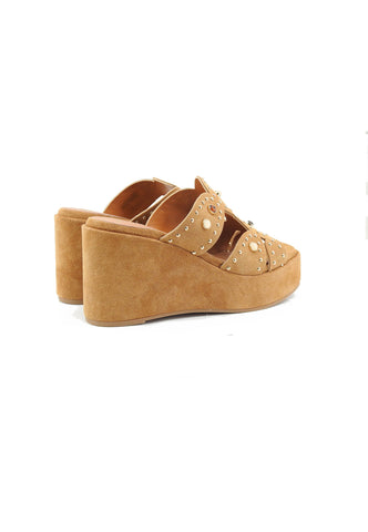 CAFE NOIR Sandali Zeppa Donna Marrone Pietre C1GA6920-PE26-M007