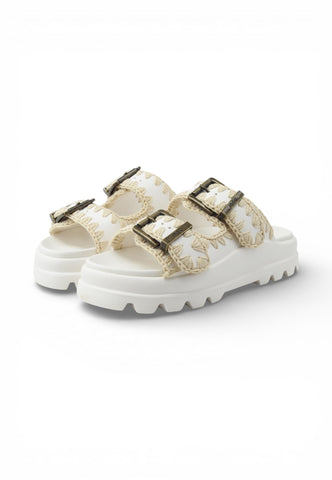 MOU Ciabatte Eva Donna Bianco MU.SW661001N-PE26-WHI