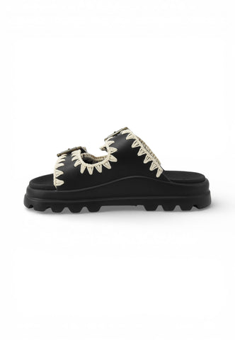 MOU Ciabatte Eva Donna Nero MU.SW661001N-PE26-BKWH