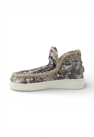 MOU Stivaletti Summer Eskimo Donna Argento Paillettes MU.SW211001G-PE26-SEQGUN