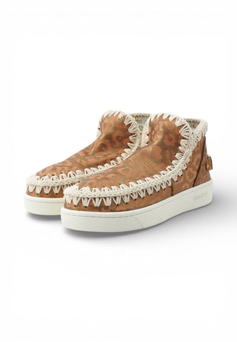 MOU Stivaletti Summer Eskimo Donna Marrone Oro Animalier MU.SW211001C-PE26-VTLBRZ