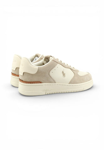 POLO RALPH LAUREN Sneakers Uomo Beige Bianco 809945251002-PE26