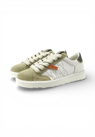 PAN CHIC Sneakers Uomo Bianco Verde P001M033-02263081-PE26