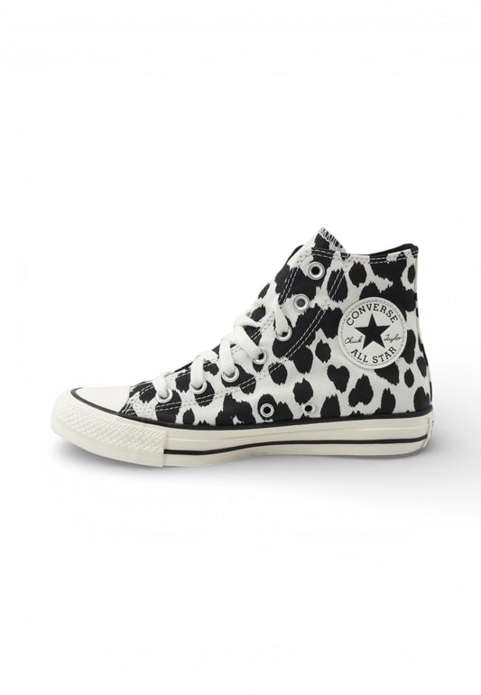 CONVERSE Sneakers Donna Bianco Nero Animalier A17919C-PE26