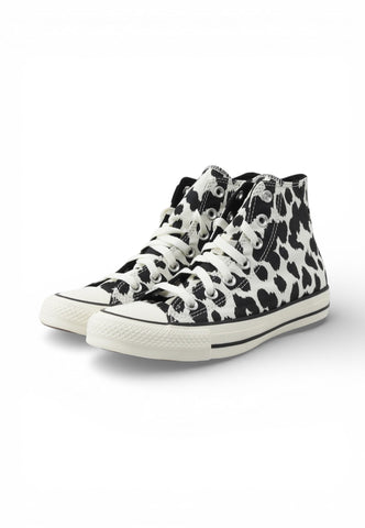 CONVERSE Sneakers Donna Bianco Nero Animalier A17919C-PE26