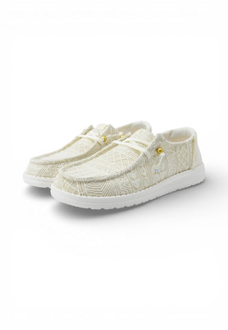 HEY DUDE Stringate Donna Bianco HD.43112-PE26-19B