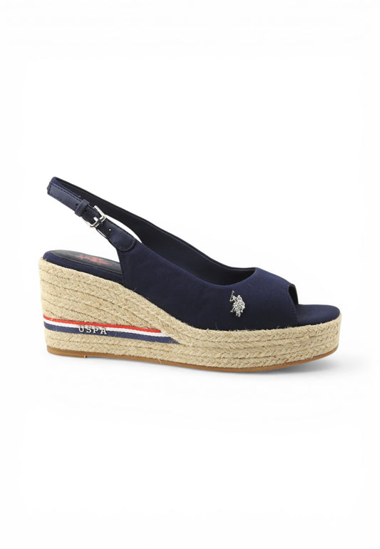 U.S. POLO ASSN Sandali Zeppa Donna Blu ALYSSA022-PE26-BLU005