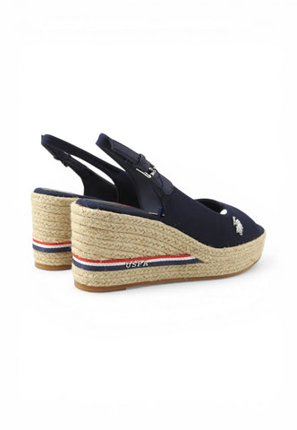 U.S. POLO ASSN Sandali Zeppa Donna Blu ALYSSA022-PE26-BLU005