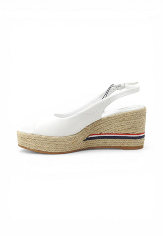 U.S. POLO ASSN Sandali Zeppa Donna Bianco ALYSSA022-PE26-WHI