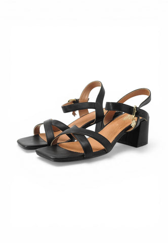 U.S. POLO ASSN Sandali Tacco Donna Nero JADA004-PE26-BLK