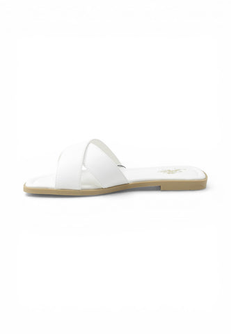 U.S. POLO ASSN Ciabatte Donna Bianco GENNY002-PE26-WHI