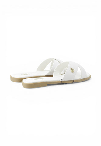 U.S. POLO ASSN Ciabatte Donna Bianco GENNY002-PE26-WHI