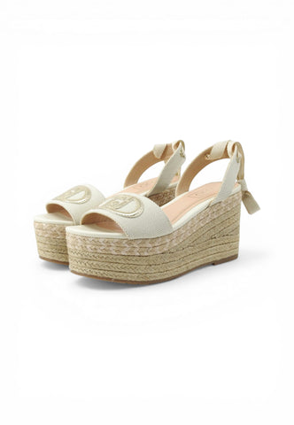 LIU JO Sandali Zeppa Donna Bianco SA6085TX53600005-PE26