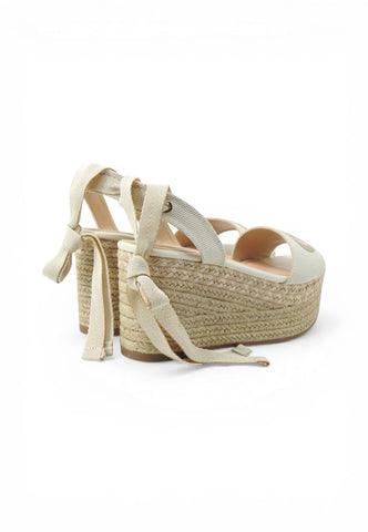 LIU JO Sandali Zeppa Donna Bianco SA6085TX53600005-PE26