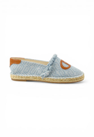 LIU JO Espadrillas Donna Azzurro Denim Marrone SA6091TX523S1106-PE26