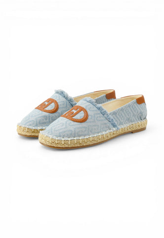 LIU JO Espadrillas Donna Azzurro Denim Marrone SA6091TX523S1106-PE26