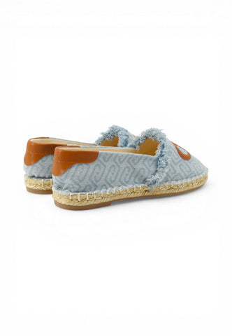 LIU JO Espadrillas Donna Azzurro Denim Marrone SA6091TX523S1106-PE26
