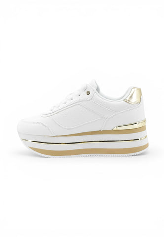 GUESS Sneakers Donna Bianco Oro FLJHN4ELE12-PE26-WHIPL