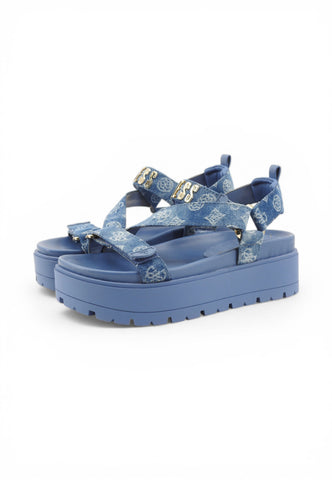 GUESS Sandali Donna Blu Denim FLJFTTDEN03-PE26-BLUE