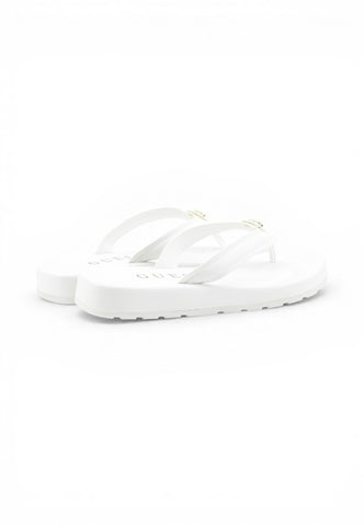GUESS Ciabatte Infradito Donna Bianco FLJCNYELE24-PE26-WHITE