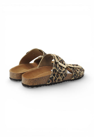 GEOX Ciabatte Donna Beige Nero Animalier D45Y3B000BS-PE26-C5018