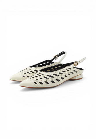 CAFE NOIR Sabot Donna Bianco Borchie C1EG4005-PE26-W001