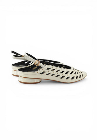 CAFE NOIR Sabot Donna Bianco Borchie C1EG4005-PE26-W001