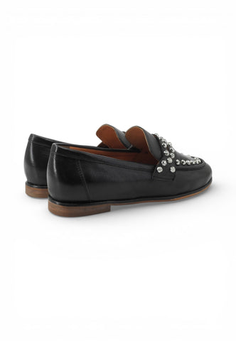 CAFE NOIR Mocassini Donna Nero Borchie C1ED1023-PE26-N001